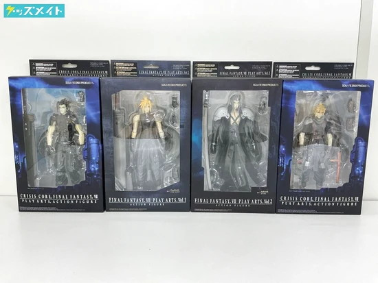 ファイナルファンタジー7 グッズ フィギュア プレイアーツ クラウド、セフィロス 他 買取実績価格