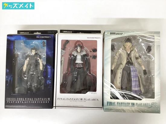 ファイナルファンタジー フィギュア ザックス・フェア スコール・レオンハート スノウ・ヴィリアース 買取実績価格