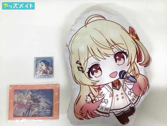 音乃瀬奏 誕生日記念 2024 直筆サイン＆箔押し複製 メッセージ入り ポストカード 缶バッジ クッション他