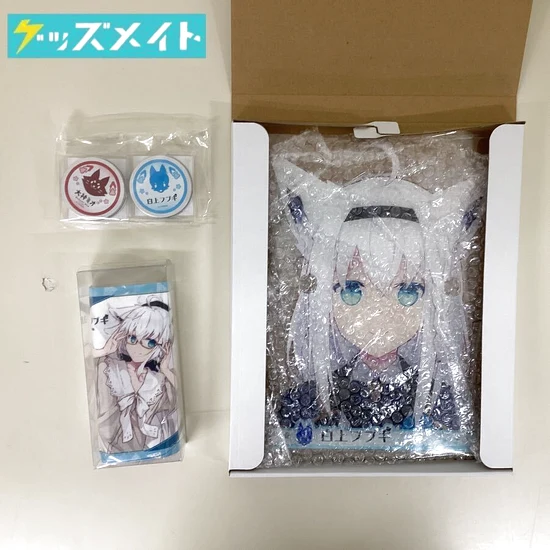 白上フブキ 執事眼鏡 グラススタンド くもり止めクロス 等