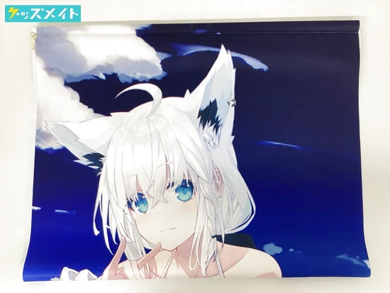 白上フブキ C102 等身大タペストリー水着 white fox 凪白みと