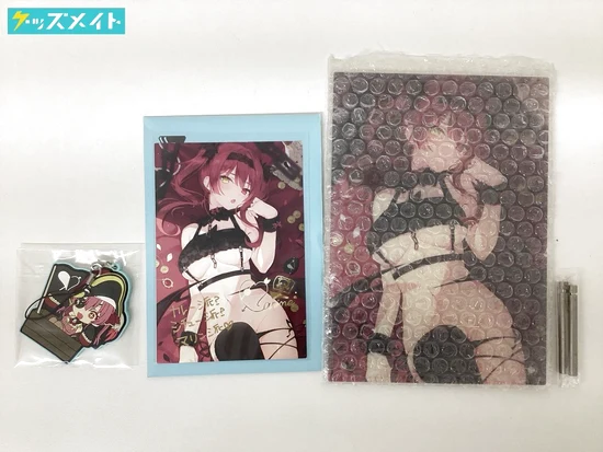 宝鐘マリン 誕生日記念2020 ラバーストラップ アクリルパネル ポストカード