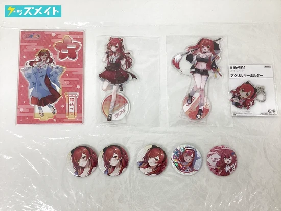 グッズ 猫汰つな アクリルスタンド 缶バッジ アクリルキーホルダー