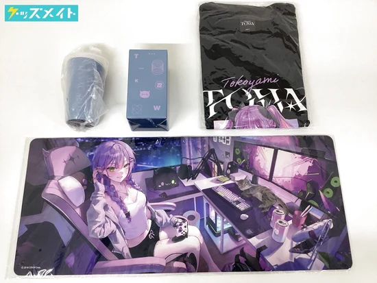 常闇トワ 活動5周年記念グッズ ラバーマット Tシャツ タンブラー