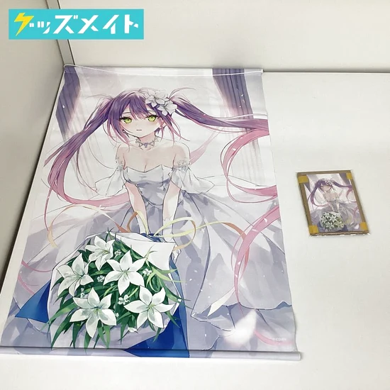 ホロライブ 常闇トワ 活動一周年記念グッズ rurudo先生描き下ろし B2タペストリー, 特典 ポストカード