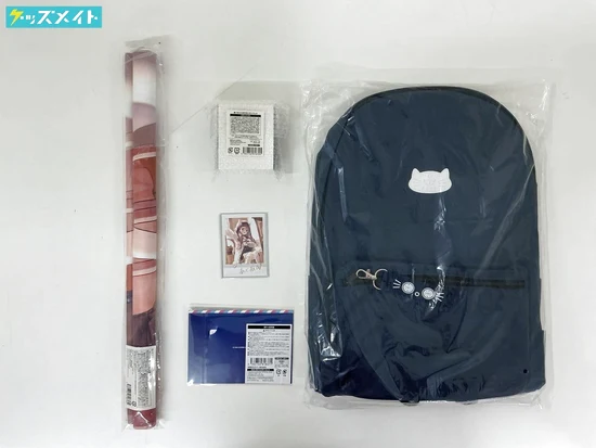 湊あくあ 活動5周年記念 グッズ リュックサック 複製箔押しサイン入り ブロマイドカード タペ 等