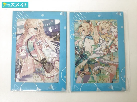 風真いろは 誕生日記念2024 活動2周年記念 グッズ 箔押し複製サイン&メッセージ入り ポストカード