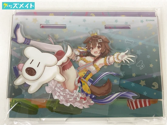 戌神ころね 新衣装記念2021グッズ 最凶天災☆アクリルジオラマスタンド 表ver.