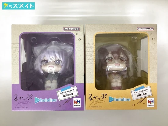 るかっぷ ホロライブ 猫又おかゆ＆戌神ころねセット 限定座布団付き メガハウス