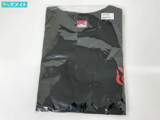 百鬼あやめ 100万人記念 クソダサビッグシルエットTシャツ 黒 ブラック