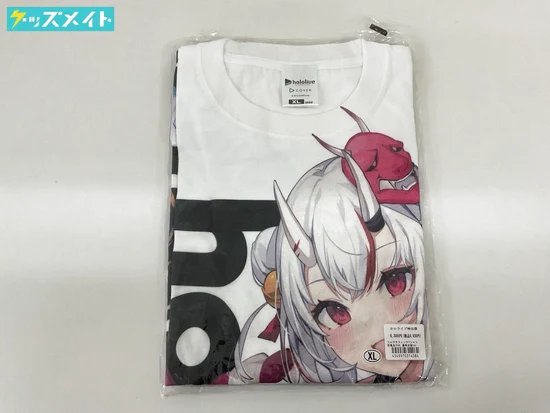 百鬼あやめ グッズ フルグラフィックTシャツ 通常衣装ver. XLサイズ