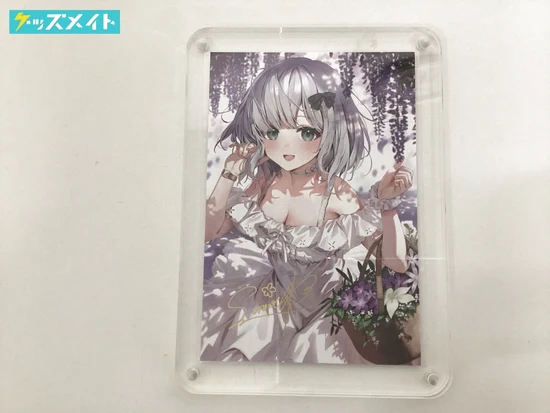 花芽すみれ 誕生日記念2023 特典 箔押しサイン入りポストカード