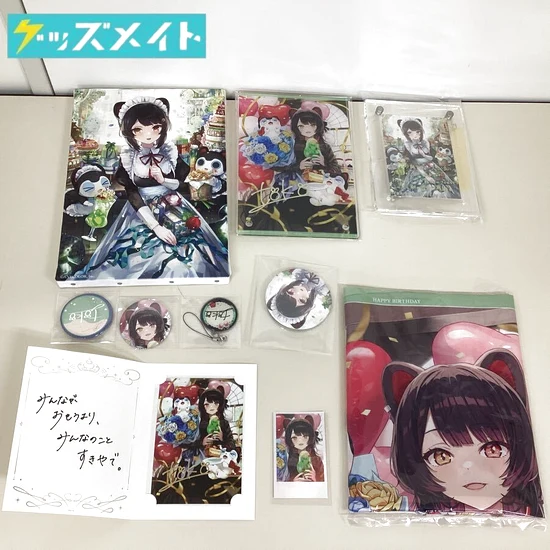 戌亥とこ 誕生日グッズ 缶バッジ アクリルパネル キャンバスボード 他