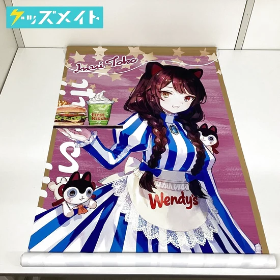 戌亥とこ グッズ ウェンディーズ 等身大タペストリー