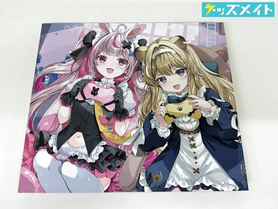 兎鞠まり ＆ レグルシュ・ライオンハート 限定コラボガラスマウスパッド