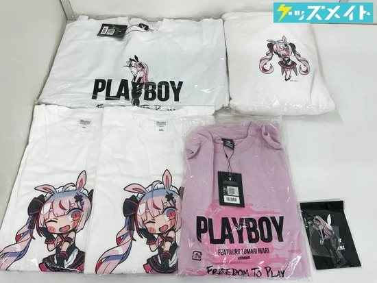 兎鞠まりアパレル グッズ パーカー Tシャツ 等 PLAYBOY x TOMARI MARI