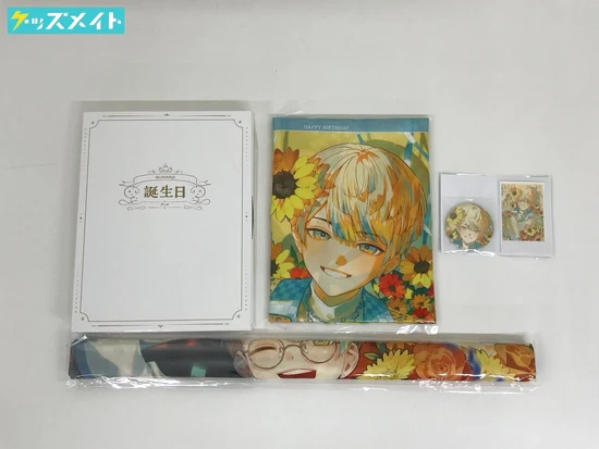 緋ハマナ 誕生日記念 グッズ 缶バッジ タペストリー 他