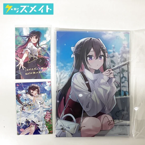 AZKi 誕生日記念2023 活動5周年記念 他 直筆サイン入りポストカード アクリルパネル