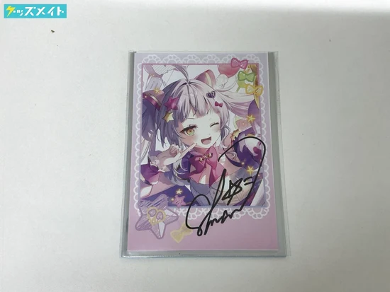 紫咲シオン 誕生日記念2024 グッズ サイン入りカード