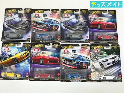 ミニカー Hot Wheels ホットウィール Ronin Run シリーズ ’89 TOYOTA Supra, MAD MIKE MAZDA RX-3 Wagon 他