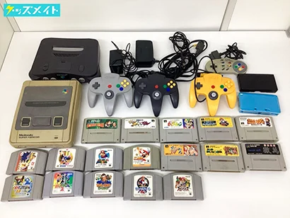 Nintendo3DS スーパーファミコン ニンテンドー64 本体・ソフト まとめ売り スーパーマリオ64 ポケモンスタジアム 他