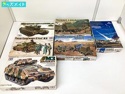 タミヤ 西ドイツ・レオパルドA4戦車 ドイツ・III号戦車 他 計6点