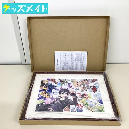 ソードアート・オンライン 著者＆イラストレーター箔押しサイン入り複製原画 ライトノベルEXPO2020記念