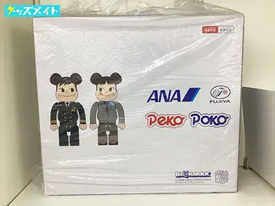 メディコムトイ ペコちゃん ポコちゃん ベアブリック 1000% ANA抽選販売 