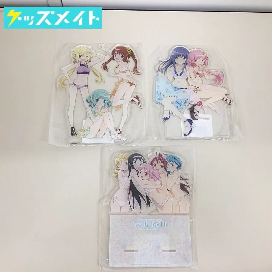 魔法少女まどか☆マギカ グッズ 新編 叛逆の物語 水着マルチアクリルスタンド マギアレコード 水着ver アクリルスタンド 他