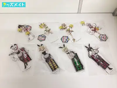 戦姫絶唱シンフォギアXV 特大アクリルフィギュア バニーver. 大きめアクリルスタンド チアver. 雪音クリス, 立花響, 暁切歌, 月読調