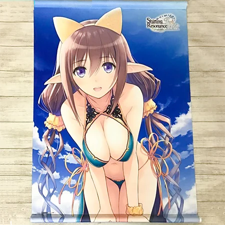 シャイニング・レゾナンス リフレイン あみあみ購入特典 Tony 描き下ろし B2タペストリー リンナ 水着Ver. 買取