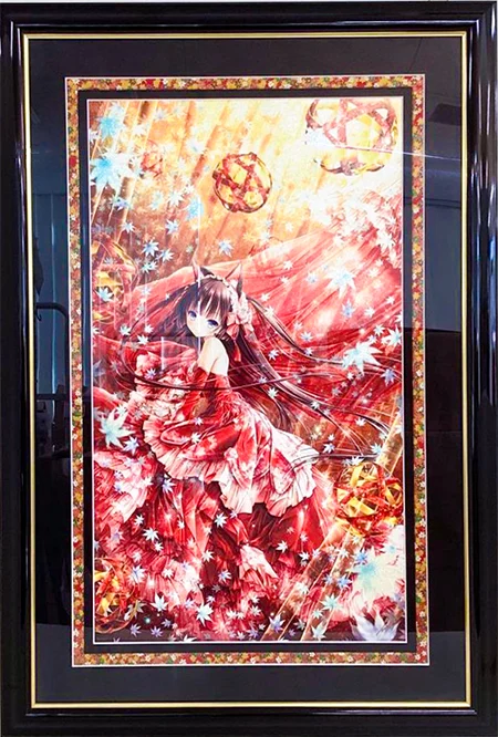 アールビバン 版画 てぃんくる SE版 飛朱落碧の宴