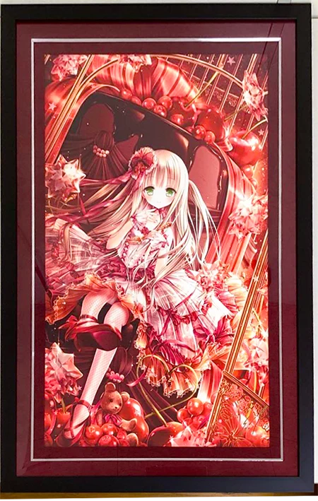 アールビバン 版画 てぃんくる CHOCOLAT CHERRY