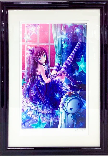 アールビバン 版画 てぃんくる 「BLU CIELO-NOTTE NOBILE」 