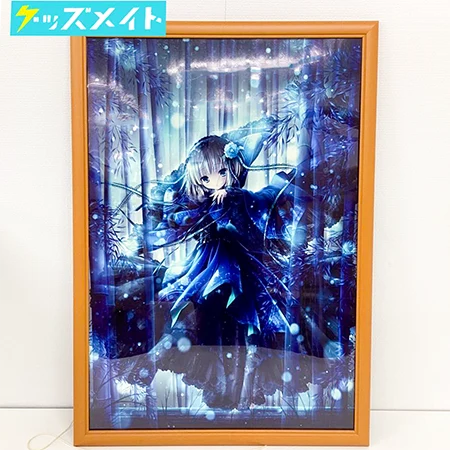 絵師100人展01 複製原画 てぃんくる 蒼雪の灯 買取