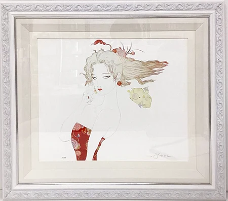 アールビバン 版画 天野喜孝 リボン FF6 ティナ 買取