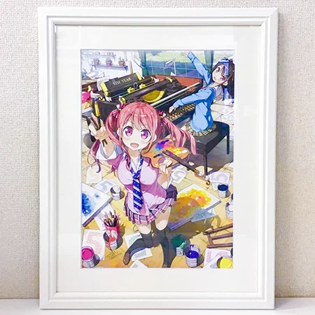 軸中心派アーティストコレクション 直筆サイン入り額装 A3複製原画 カントク 総カントク 買取