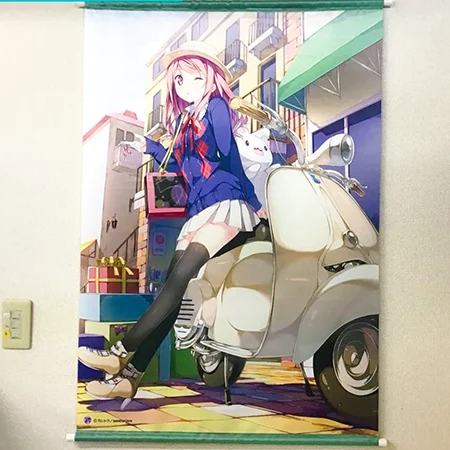 軸中心派 カントク くるみ スクーター B1タペストリー 買取