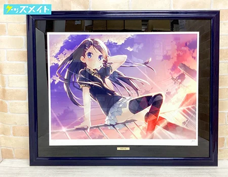 アールビバン 版画 カントク 朱色少女 買取