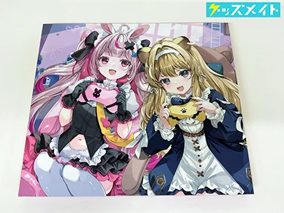  兎鞠まり ＆ レグルシュ・ラインハート 限定コラボガラスマウスパッド