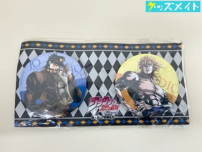 ジョジョの奇妙な冒険 in J-WORLD TOKYO DIOの館からの招待状 缶バッジセット 空条承太郎&DIO