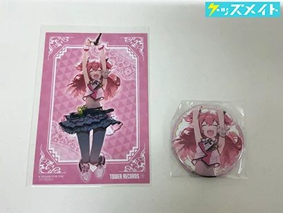プロジェクトセカイ MORE MORE JUMP! 桃井愛莉 特典 ポストカード 缶バッジ TOWER RECORDS