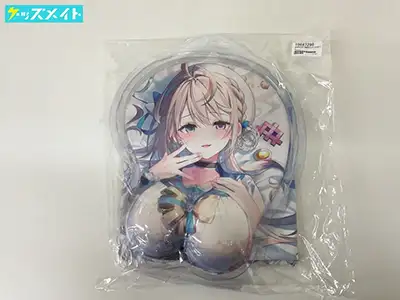 VTuber すぺしゃりて 本阿弥あずさ 登録者10万人記念グッズセット 立体マウスパッド クッションカバー