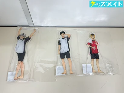 ハイキュー!!×極楽湯 グッズ BIGアクリルスタンド 木兎光太郎 孤爪研磨 赤葦京治