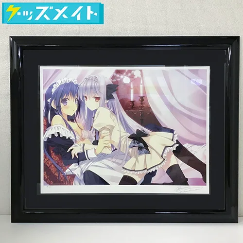 アールジュネス 版画 鈴平ひろ ASAHI＆LUNA 月に寄りそう乙女の作法　ルナ様 朝日