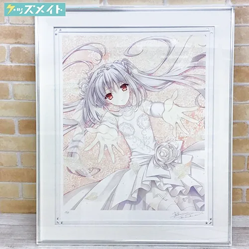 版画 アールジュネス LUNA FLOWER 鈴平ひろ 月に寄りそう乙女の作法 ルナ様