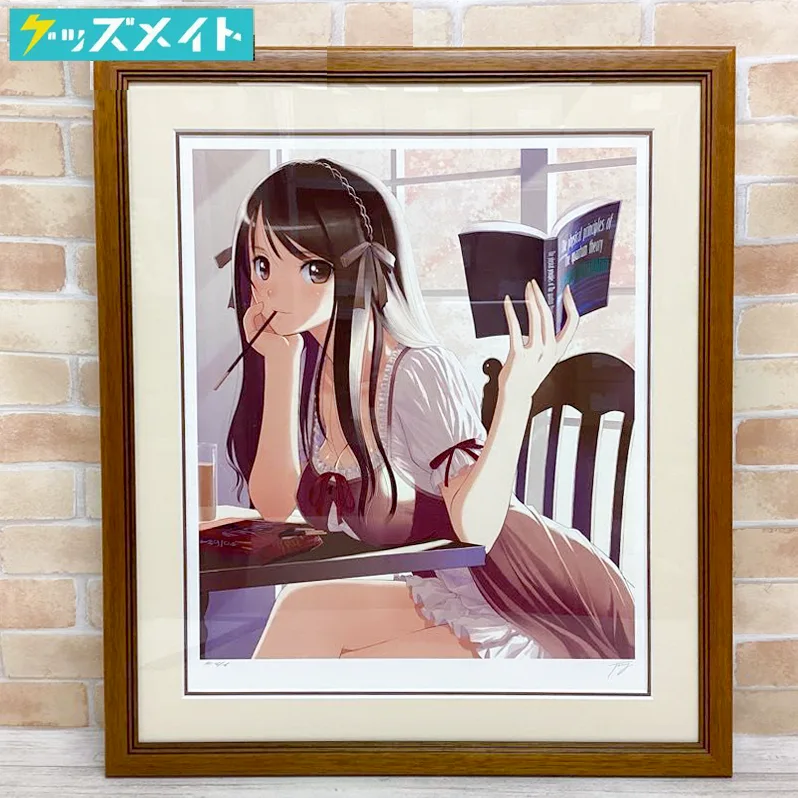 アールジュネス 版画 TONY シュレディンガーの文学少女