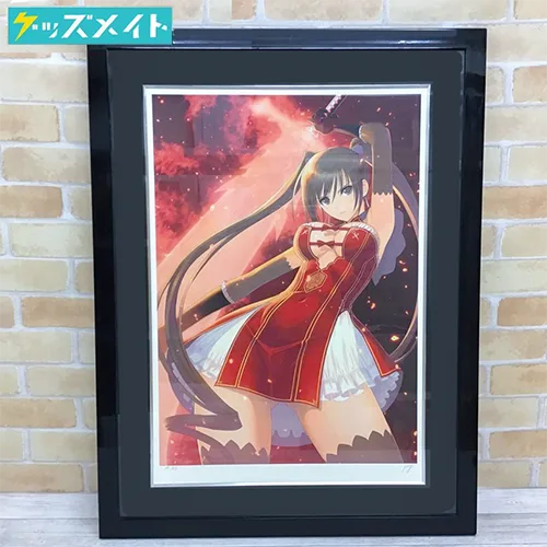 アールジュネス 版画 TONY 紅蓮の炎舞 シャイニング・ブレイド サクヤ -Mode:クリムゾン-