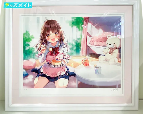 アールビバン 版画 ぱん 君と過ごす毎日がハピネス