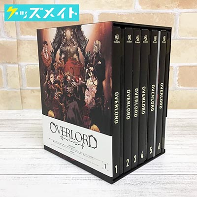 ブルーレイ OVERLORD オーバーロード 初回生産限定版 全6巻セット 収納BOX付き 買取
